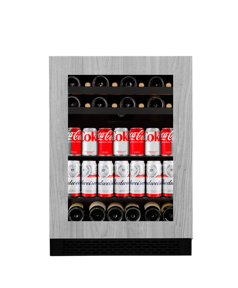 Centre de Breuvage Wine Cell'R - Titanium Panel Ready - 1 Zone - 16 Bouteilles + 92 canettes