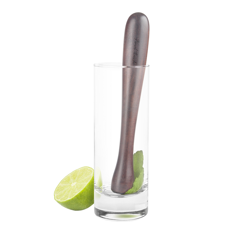 Solid Wood Cocktail Muddler - Wood / Carded