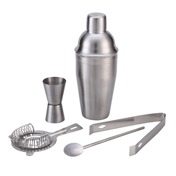 5-Piece Stainless Steel Cocktail Set