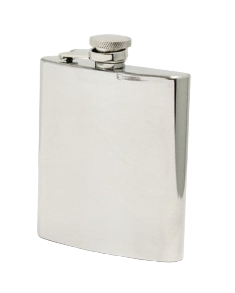Flasque Acier Inoxydable Finition Chrome