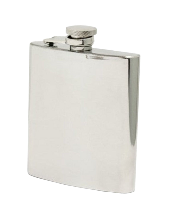 Flasque Acier Inoxydable Finition Chrome