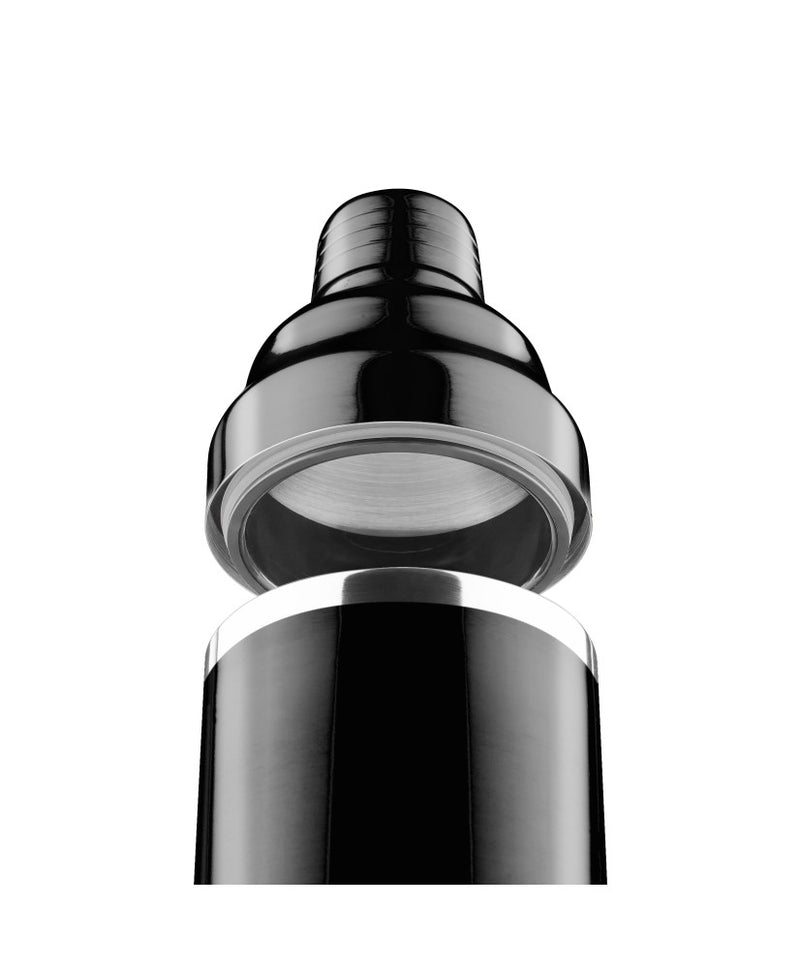 Shaker à Cocktail en Acier Inoxydable Chrome Noir