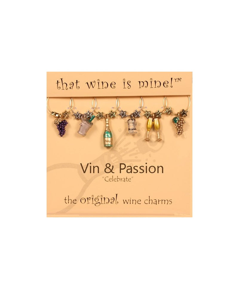 Wine charm - Celebrate