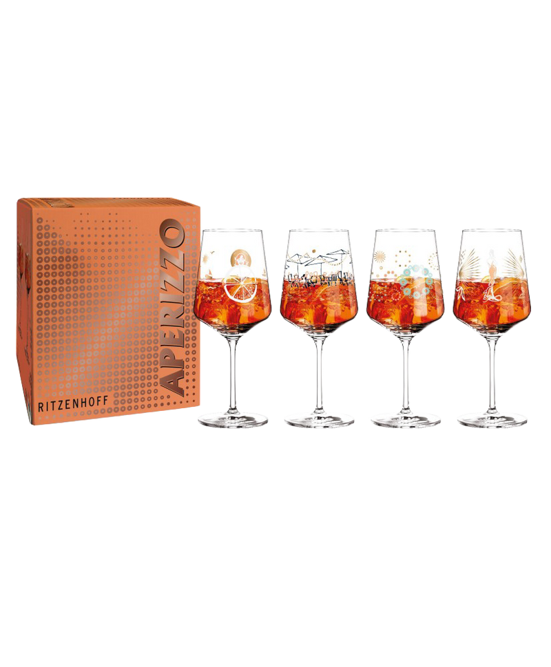 Verre Ritzenhoff | Ens. de 4 Verres | Série Aperizzo 6051001 | Spritz