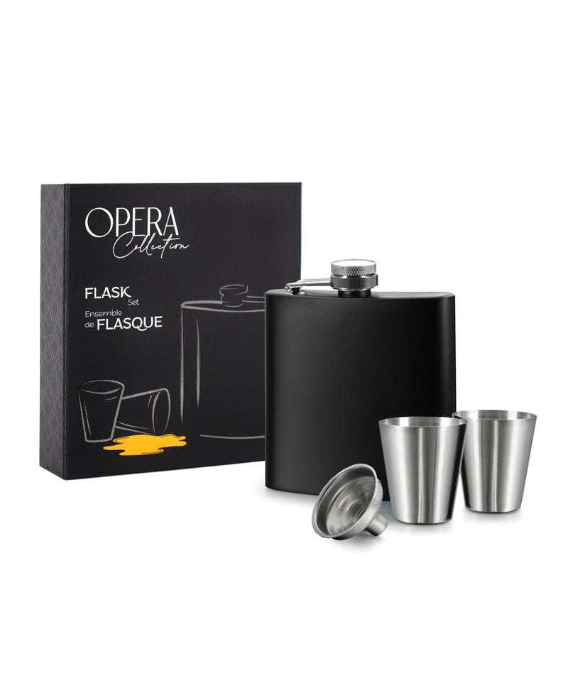 Opera 4-Piece Flask Set