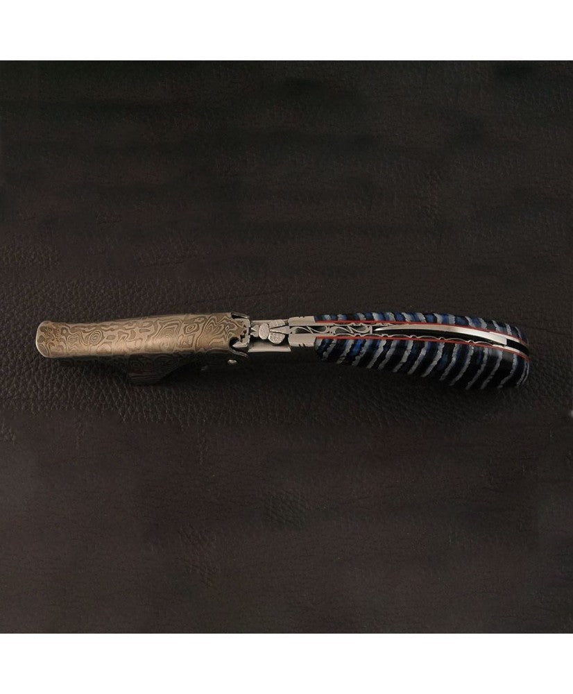 Sommelier Laguiole Magnum Molaire de Mammouth Fossile Bleue - CS