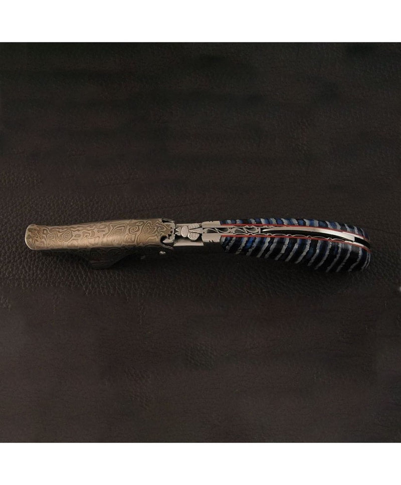 Sommelier Laguiole Magnum Molaire de Mammouth Fossile Bleue - CS