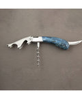 Sommelier Laguiole Magnum Peuplier Teintée Bleu - CS