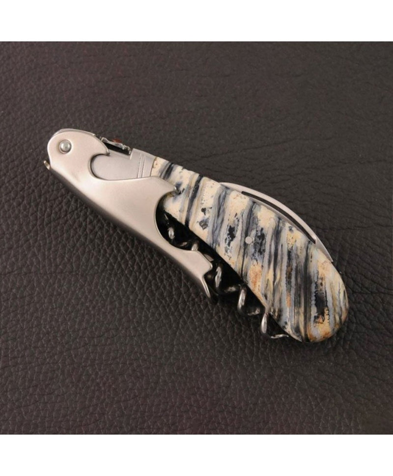 Sommelier Laguiole Magnum Molaire de Mammouth Fossile - CS