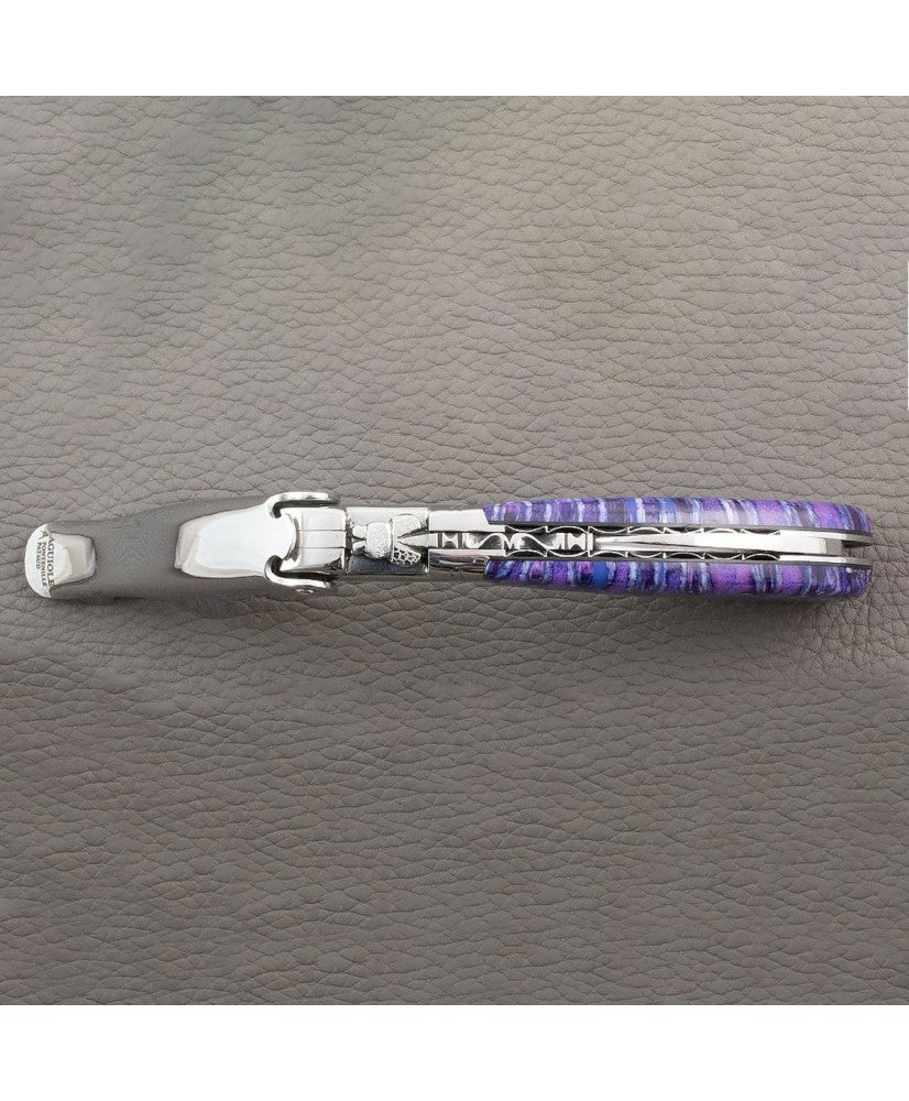 Sommelier Laguiole Magnum Molaire de Mammouth Fossile Violet -CS