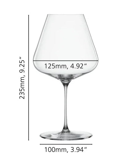 Set of 4 Burgundy Spiegelau Glasses | Definition Series