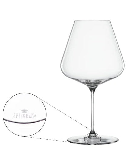 Set of 4 Burgundy Spiegelau Glasses | Definition Series