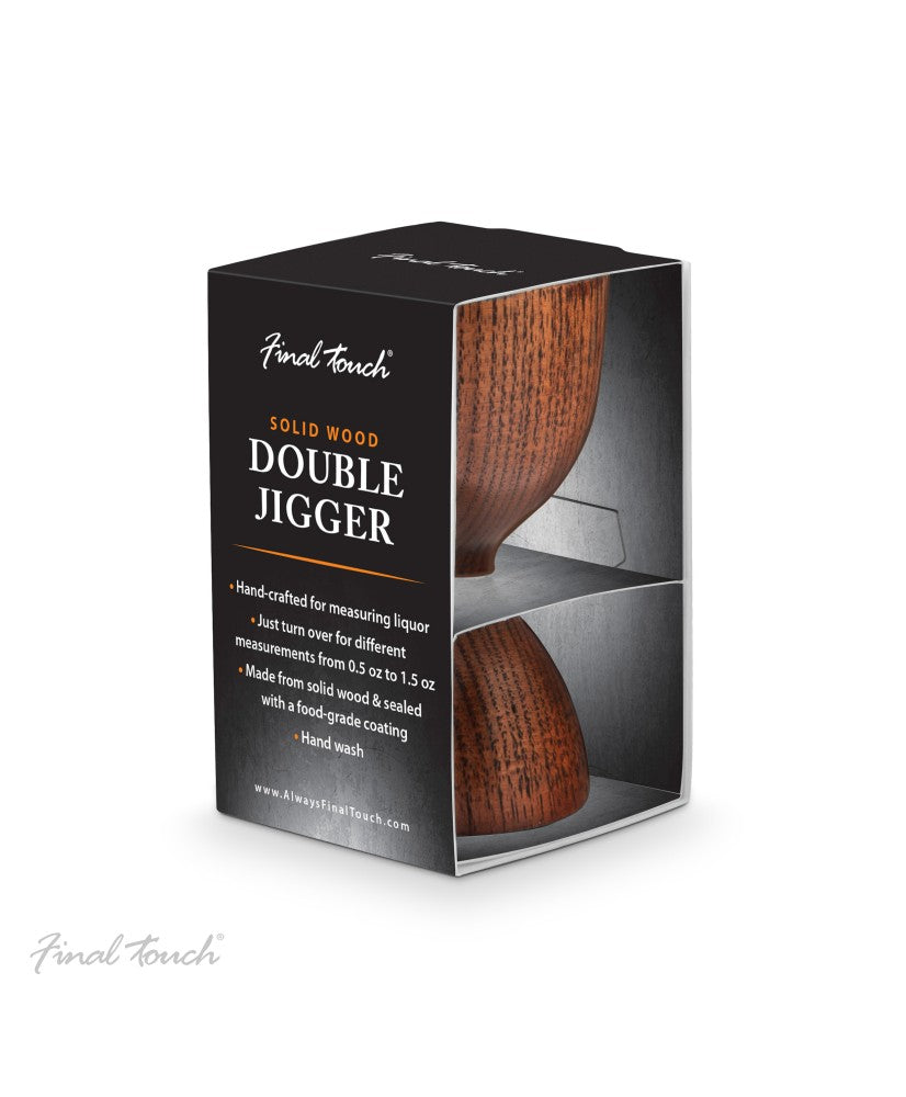 Doseur Double en Bois Massif