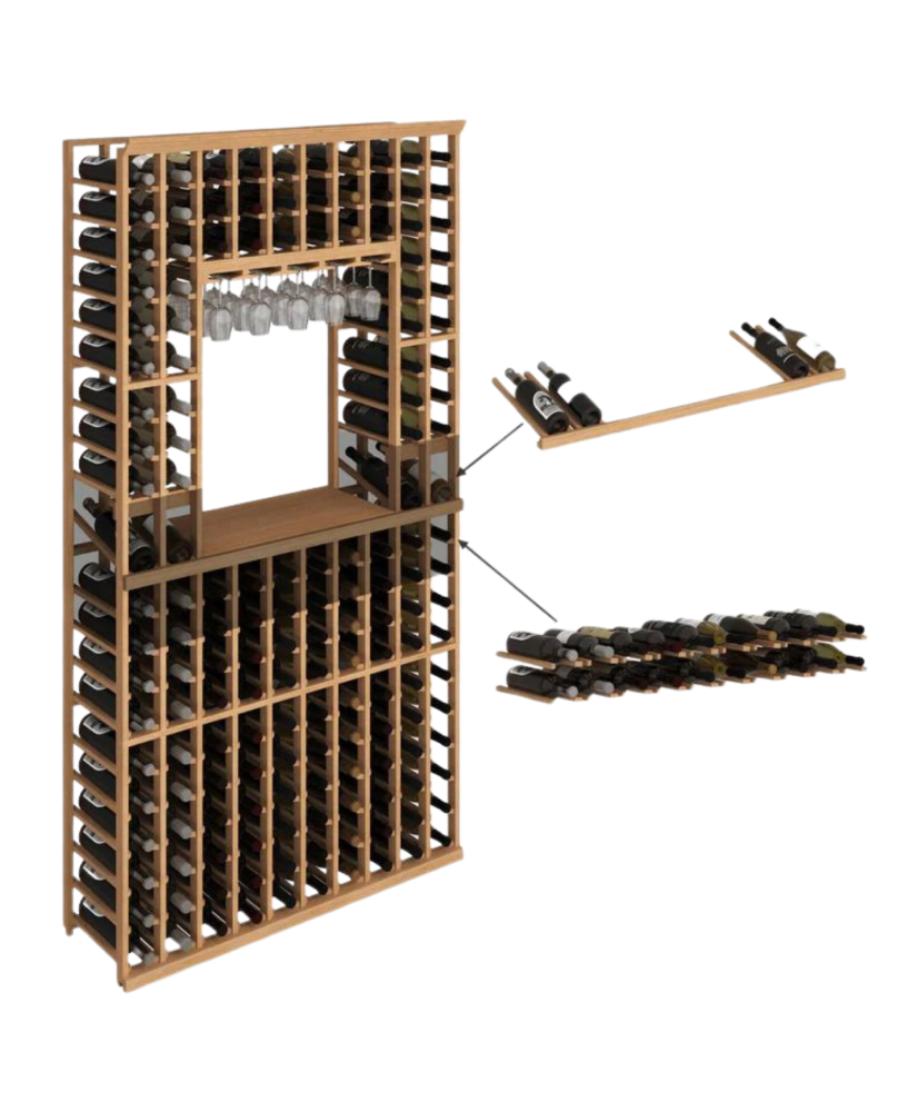 Elite Kit Rack - Présentoir de Dégustation 10 Colonnes en Acajou - Vue 2