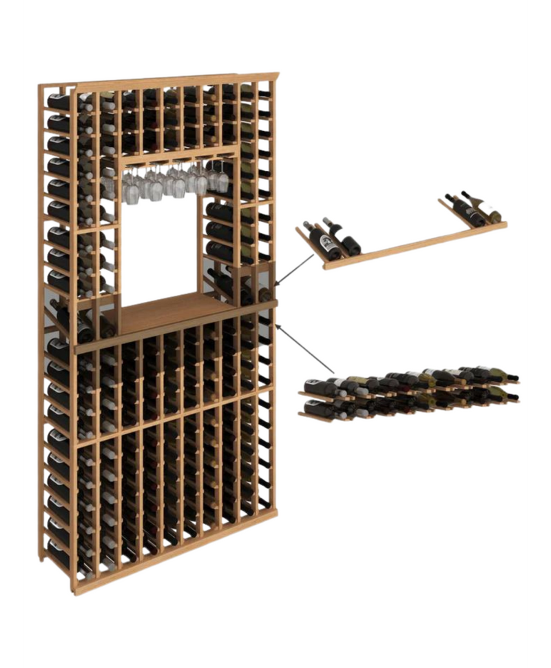 Elite Kit Rack - Présentoir de Dégustation 10 Colonnes en Acajou - Vue 2
