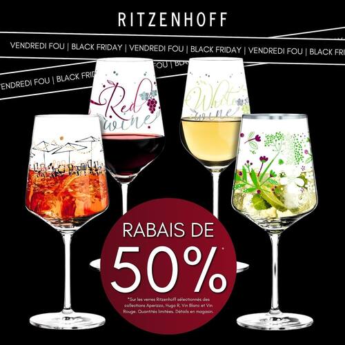 instagram-5 VENDREDI FOU 🤯
 
Profitez de 30% de rabais sur les produits Ritzenhoff sélectionnés 🍷!!!

Ritzenhoff, un cadeau unique pour l’amateur de vins, bières, cocktails, champagnes et spiritueux! 

@ritzenhoffofficial @centropolislaval @quartierdix30 @cfpromenadessb #ritzenhoff #vinetpassion #vin #blackfriday #vendredifou #amoureuxduvin #vin #champagne #cocktail #whisky